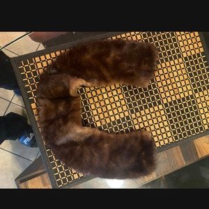 Brown Mink Collar